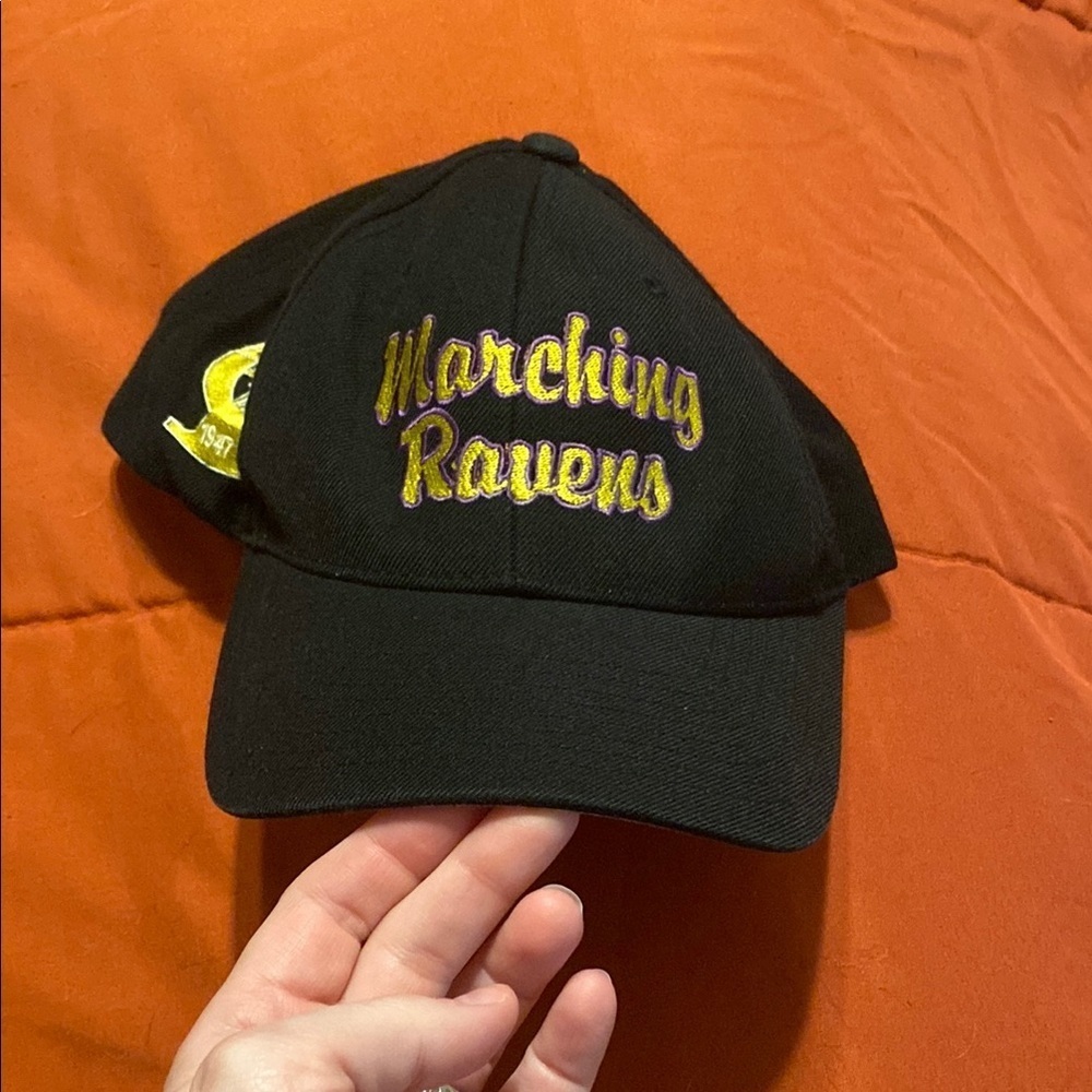 NFL 2003 Vintage Black Marching Ravens Hat